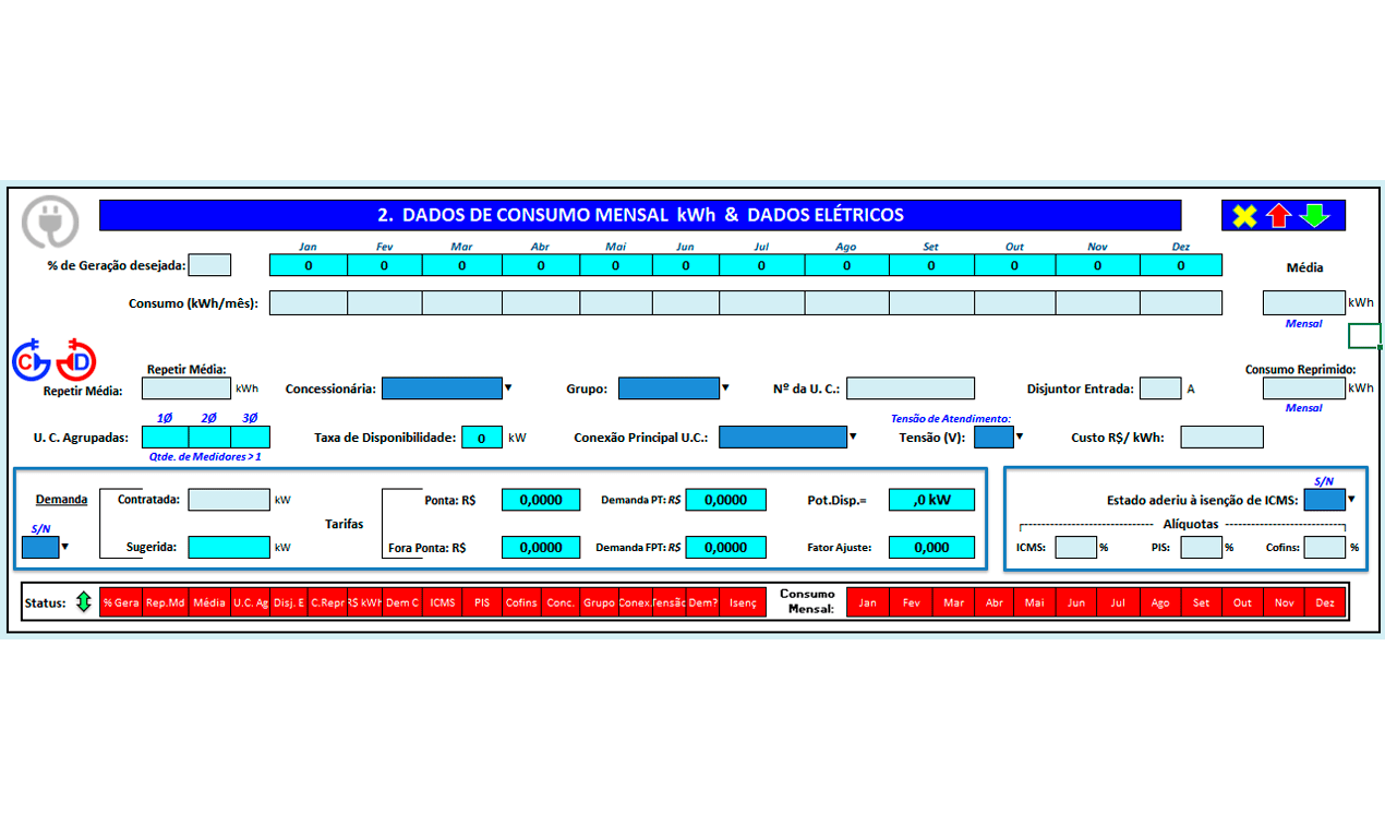 DADOS DE CONSUMO